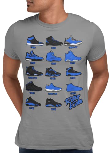 Shirt to Match Royal Black Jordan Retro 1 2 3 4 5 6 7 8 9 10 11 12 13 Sneakers, Men's Tee to Match Jordans