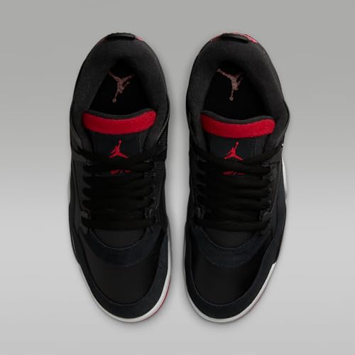 Air Jordan 4 RM Men's Shoes (Black/Wolf Grey/White/Varsity Red) Size 11