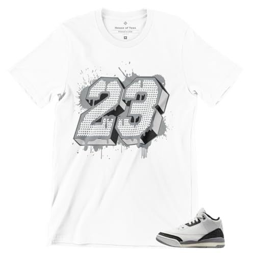 Jordan 3 Retro Cement Grey Men's T-Shirt to Match Sneakers