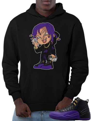 Hoodie To Match Jordan 12 Field Purple Men's Graphic Hoodies
