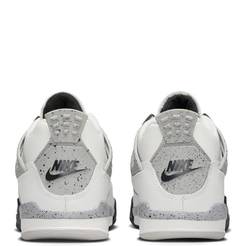 JORDAN 4 RETRO (PS) "SUMMIT WHITE/FIRE RED-CEMENT GREY-BLACK"