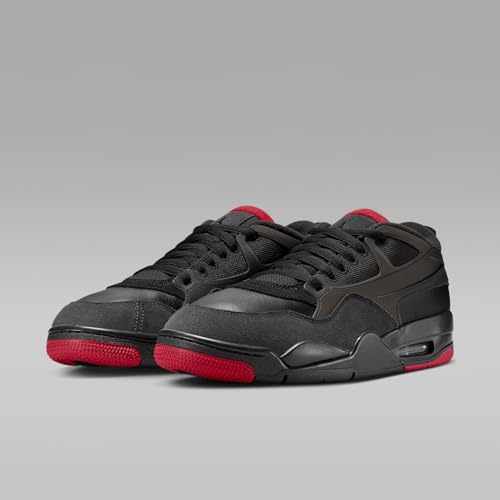 Air Jordan 4 RM Men's Shoes (FQ7939-060, Black/Anthracite/Varsity Red) Size 10