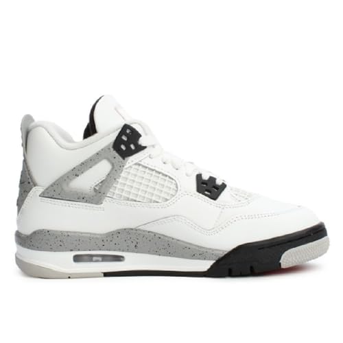 Air Jordan Big Kids' 4 Retro White Cement (GS)