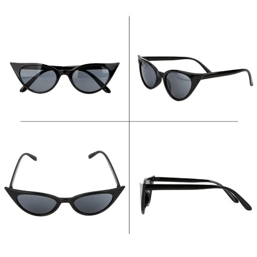 LmashRbaiw 1950s Accessories,50s Outfit for Women,Halloween Accessories for Women,Sexy Halloween Costumes,Cat Eye Glasses,50s Halloween Costumes for Cosplay Party,Hippie Costume