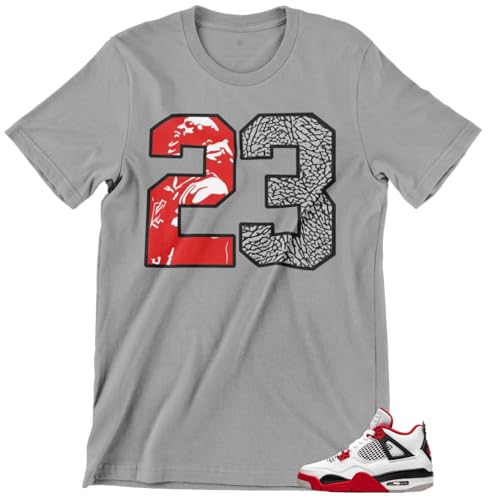 T Shirt to Match Artwork Inspired by Colors from Jordans Black Red White 1 2 3 4 5 6 7 8 9 10 11 12 13 Men's Graphic Tee