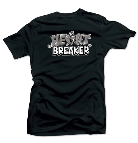 Jordan 11 Cool Grey Match Tees - Heart Breaker Black | X-Large