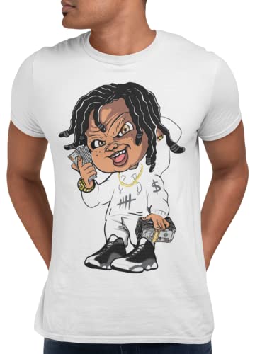 - 13 Black Flint Men's Matching Colors T Shirt, Tee to Match - 13 Black Front Graphic T-Shirt