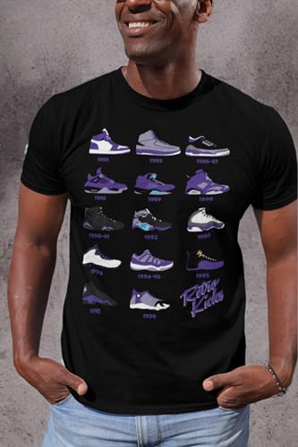 Shirt to Match Jordan Purple Retro Jordan Sneakers 1 2 3 4 5 6 7 8 9 10 11 12 13, Tee to Match Jordans