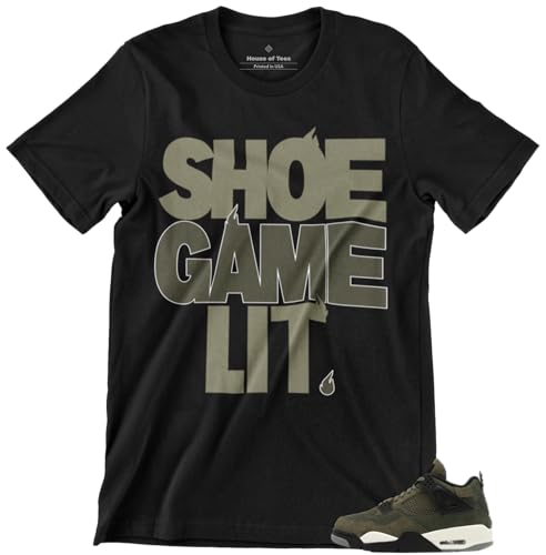 Shirt to Match Jordan 4 Craft Olive Men's Graphic Tee