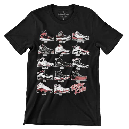 J's Retro Sneakers Image T Shirt to Match Js, Artwork Takes cues from Jordans Inspired colorways 1 2 3 4 5 6 11 12 13 Light Pink