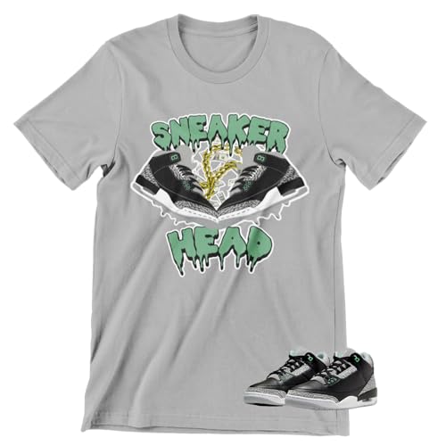 Shirt to Match Jordan 3 Green Glow Sneakers, Men's Graphic Tee.