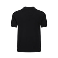 
              OXKNIT Men's Short Sleeve Knit Retro Polo Shirt, 1960s Mod Style Vintage Zip Stripe Golf Polo T Shirts
            