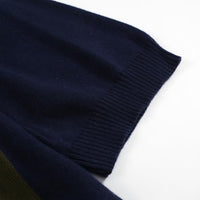 
              OXKNIT Men’s Knitted Vintage Polo, Gradient Stripe Short Sleeve Retro Polo Shirt for Men 60s&70s
            