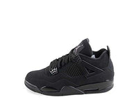 
              Nike Mens Air Jordan Retro 4 "Black CAT Black/Black-LT Graphite Synthetic Size 12
            