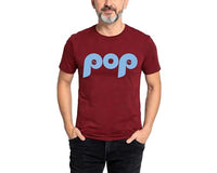 
              Pop Dad Baseball T-Shirt, Men's Baseball Spring Training Shirt, Retro "Pop" Dad T-Shirt, Christmas T-Shirt, Fathers Day Gift, Fun Gift for Grandpa or Husband (Cardinal / Baby Blue Print, Adult Unisex Shirt / XL)
            