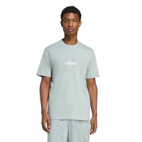 
              adidas Men's Essentials Linear Single Jersey T-Shirt, Wonder Sage/White, Large
            