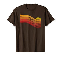 
              Retro Vintage 70s Retro Sunset T-Shirt, Men, Brown, Large
            
