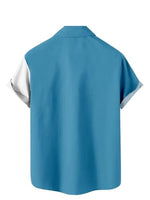 
              Gwnnb Bowling Shirts for Men Music Note Print Short Sleeve Casual Button Down Beach Retro Shirts
            