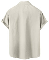 
              DADDYLOCO Desert Cactus Bowling Shirt, Cream with Olive Green Accents, Regular Fit, Short Sleeve
            