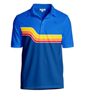 
              Tipsy Elves Men's Golf Polo Shirt - Moisture Wicking, Stretch Fabric, Athletic Fit - Navy Retro Range Performance Polo - Large
            