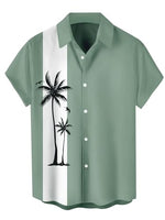 
              YKR Mens Hawaiian Shirts Short Sleeve Button Down Bowling Shirts Retro Summer Tropical Beach Casual Dress Shirt for Men LightGreen S
            