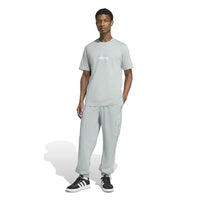 
              adidas Men's Essentials Linear Single Jersey T-Shirt, Wonder Sage/White, Large
            