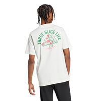 
              Adidas Men's Lounge Pizza Sportswear T-Shirt, Off White, XX-Large
            