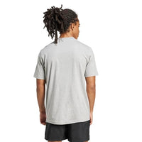 
              Adidas Men's Essentials Small Logo Sportswear T-Shirt, Medium Grey Heather/Black, Medium
            
