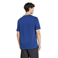 
              Adidas Men's Essentials Small Logo Sportswear T-Shirt, Dark Blue/White, Medium
            