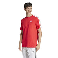 
              Adidas Men's Codes Collegiate Sportswear T-Shirt, Pure Ruby, Medium
            