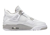 
              Jordan Air 4 Retro (Big Kid) White/Fire Red/Tech Grey/Black 7 Big Kid M
            