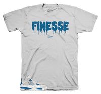 
              Sneaker Tees to Match Retro 4 Industrial Blue Military Sneakers - Finesse Shirt (US, Alpha, Medium, Regular, Regular, Grey)
            