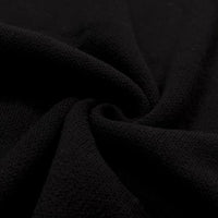 
              OXKNIT Men's Knit Short Sleeve Shirts Button Down Vintage Knitted Embroidery Heart Pattern Polo Shirt Black Polo
            