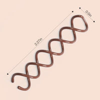 
              Kitsch Spiral Bobby Pins - Hair Accessories For Women - Brown, 3pcs
            