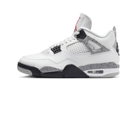 
              Nike Mens Air Jordan 4 Retro Running, SUMMIT WHITE/FIRE RED-CEMENT GREY-BLACK, 8 UK (9 US)
            
