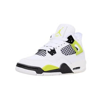 
              Nike Air Jordan 4 Retro (GS) Big Kid Shoes, White/LT-Lemon Twist (HJ5990-100), Size 4Y US
            