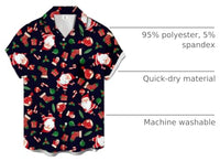 
              Gwnnb Christmas Bowling Shirts for Men Short Sleeve Regular Fit Retro Casual Button Down Holiday Hawaiian Shirts
            