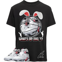 
              Shirt to Match 8 Bunny/White Red, Shoe Coordinating Graphic Tee, Best Gift, Mens Clothing, Unisex Tops (US, Alpha, 3X-Large, Regular, Regular, Black)
            