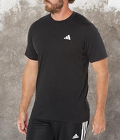 
              adidas Men's Essentials Feel Ready Training T-Shirt, Black/White, X-Large
            