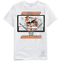 
              Shirt To Match 1 Shattered Backboard/Orange, Shattered Sneaker Graphic Tee, Best Gift, Birthday, Mens Clothing (White, L)
            