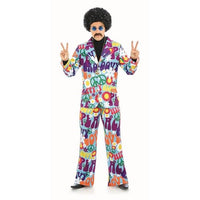 
              fun shack Groovy Mens Hippie Costume, Retro Mens Hippie Costumes for Adults, Groovy Costumes for Men, 60s Suit Men - Large
            