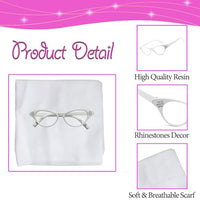 
              HIYMDOIT 50's Costume Accessories Set for Women Retro Theme Party Dress Up
            