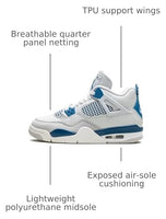 
              Retro Jordan 4 'Military Blue' (2024) GS
            