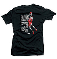 
              SNELOS Sneaker Outfit Graphic Tee for Men Soft Cotton Streetwear T Shirt Casual Top for Sneaker Lovers - (Air) Black | X-Large
            