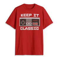 
              Nintendo Men's Keep it Classic T-Shirt, Large, Red
            