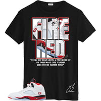 
              Shirt To Match 5 Fire Red, Sneaker Graphic Tee, Best Gift, Birthday, Mens Clothing, Unisex (Black, Small)
            