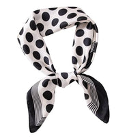 
              Women Lightweight Hair Bandanas -Silk Feeling Neck-Head-Hair Scarf Headband
            
