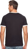 
              adidas Originals mens 3-Stripes Tee Black/Black Large
            