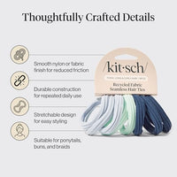
              Kitsch Seamless Hair Ties No Damage - Garden Bouquet, 8pcs
            