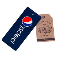
              Pepsi Retro Logo Licensed Tee on a Ringer T-Shirt-Medium White/Red
            